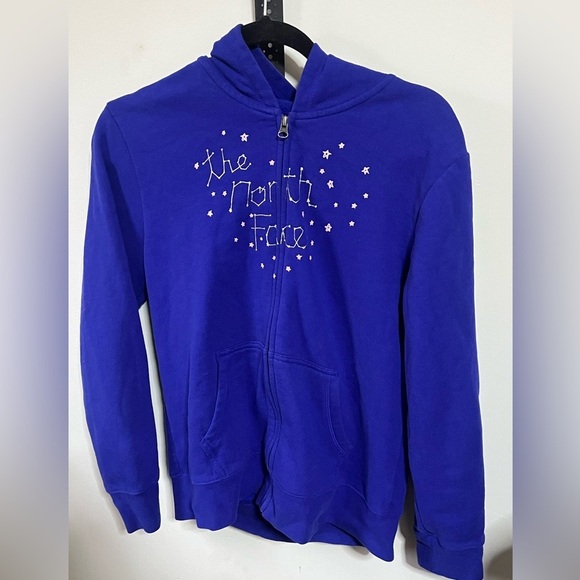 The North Face Purple Hooded Jacket SzXL - Picture 2 of 6